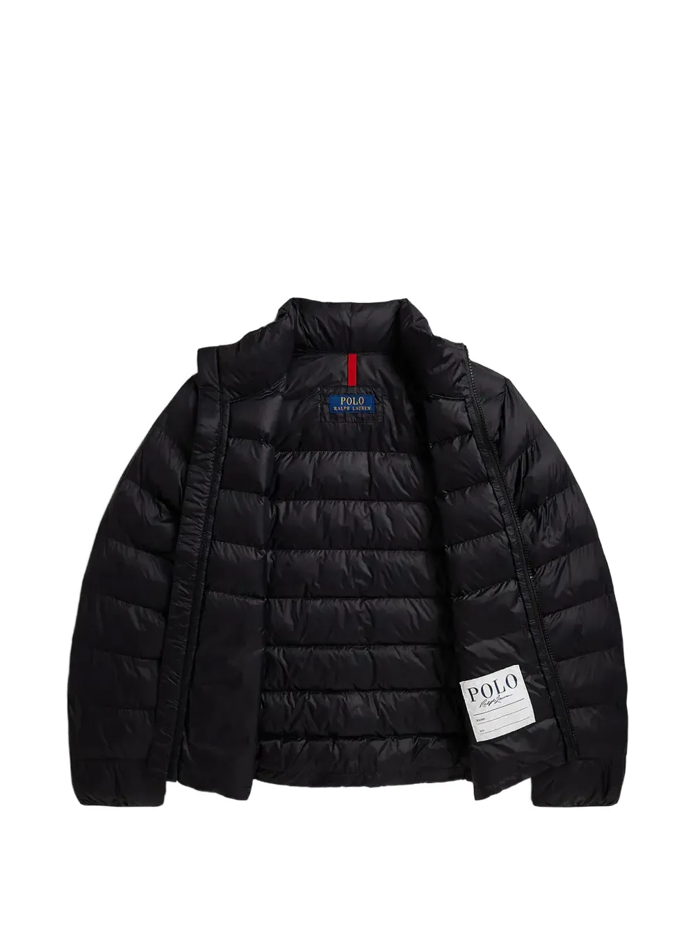 POLO RALPH LAUREN KIDS The Colden Packable gewatteerd donsjack Zwart