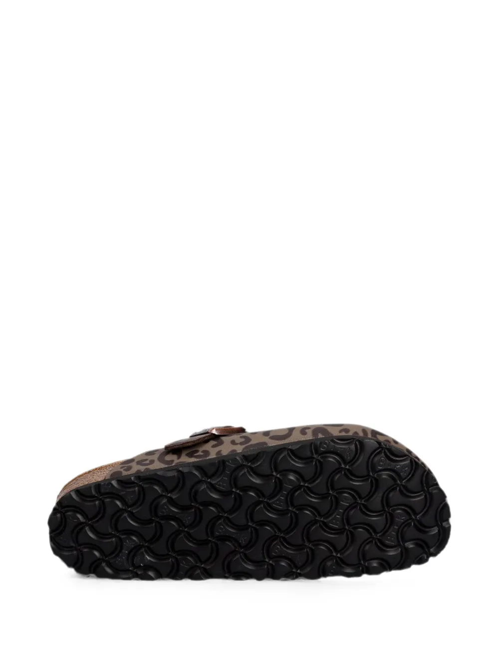 Birkenstock Kids leopard-print buckle-fastening sandals Bruin
