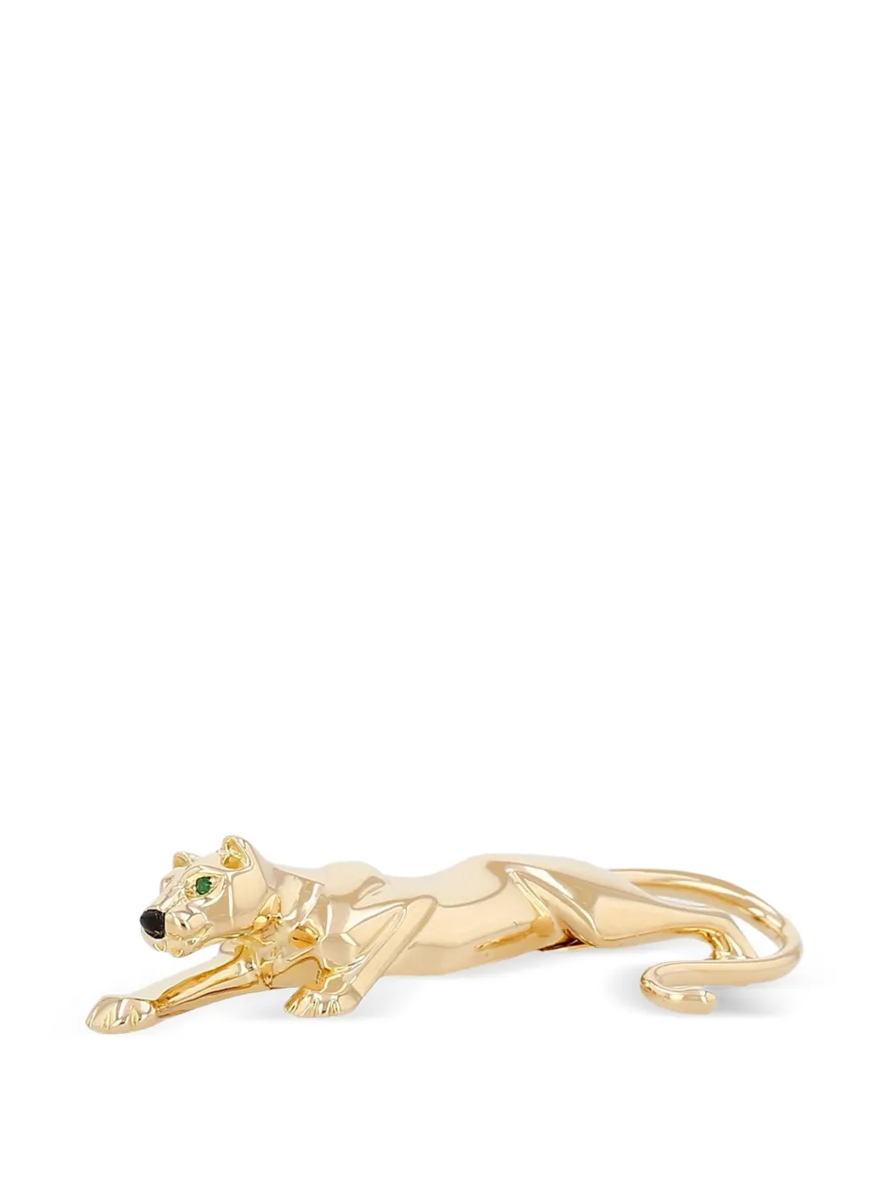Cartier 1991 Panthère emerald and onyx brooch - Gold