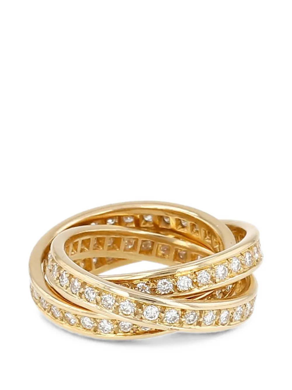 Cartier 1990 Trinity diamond ring - Oro