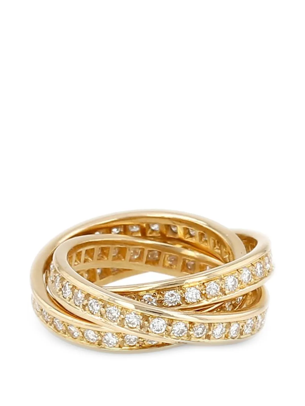 Cartier 1990 Trinity diamond ring - Gold