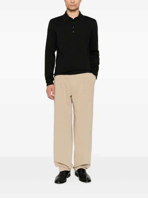 LEMAIRE long-sleeve polo sweater