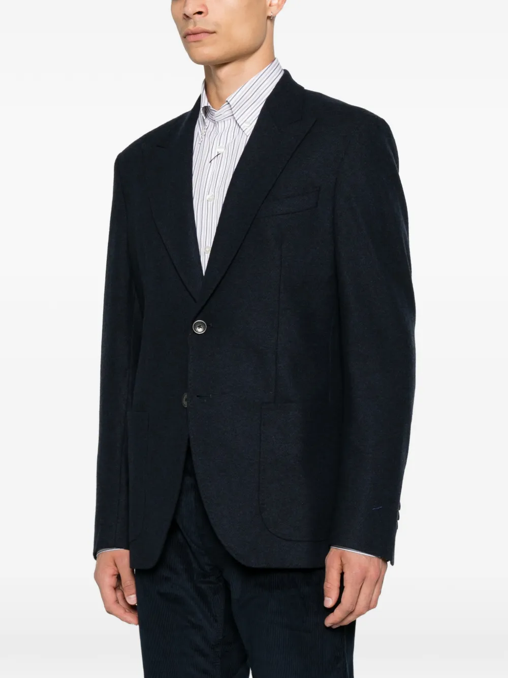 ETRO Blazer met dubbele splitten Blauw