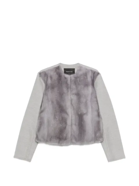 Fabiana Filippi faux-fur panelled jacket