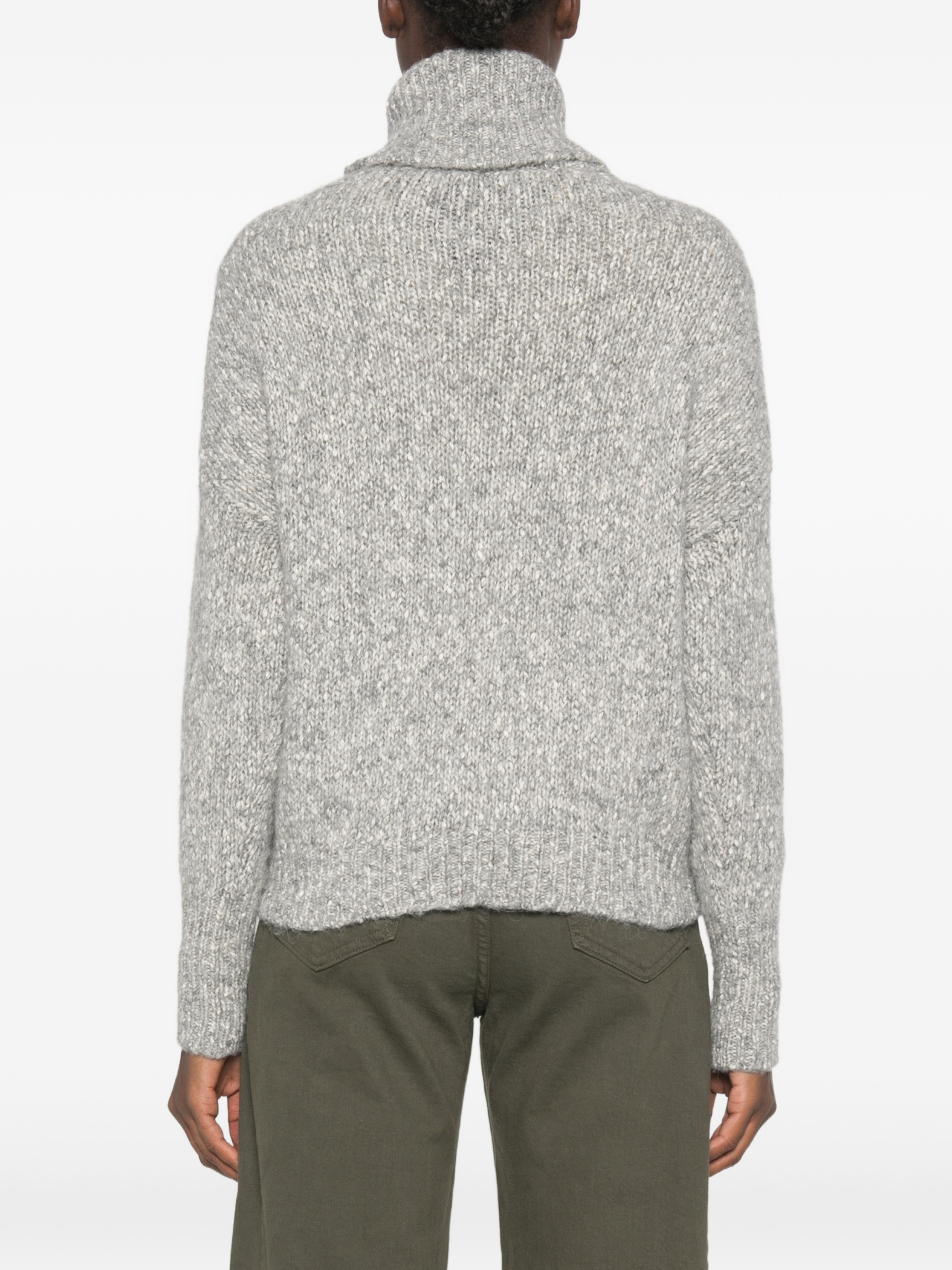 roll-neck knitted sweater — Image 3