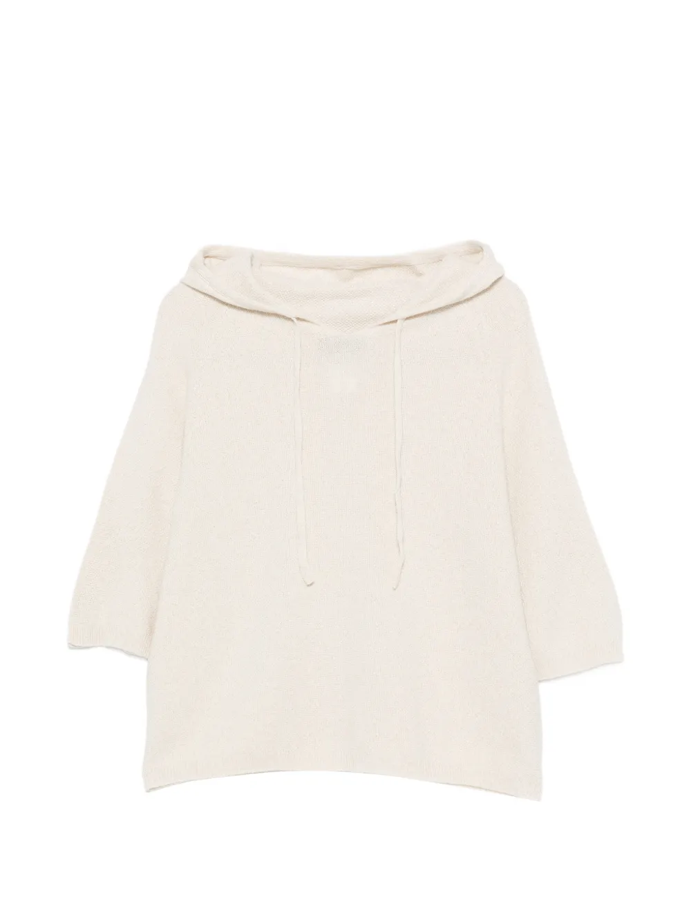 Fabiana Filippi short-sleeve hoodie - Neutrals