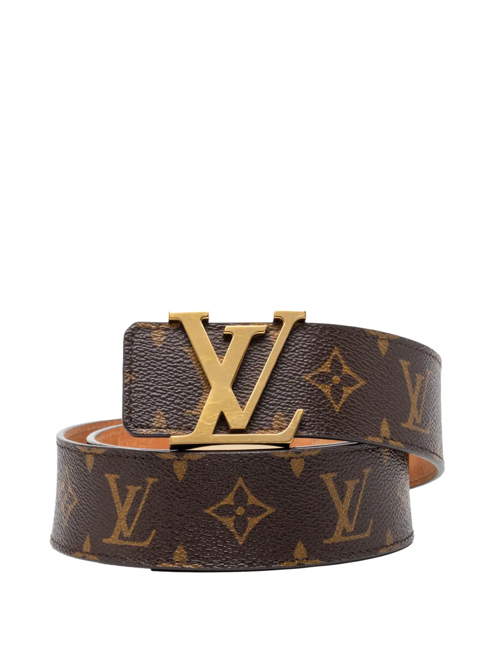Louis Vuitton Pre-Owned 2011 Monogram Initiales Reversible belt - Marrone