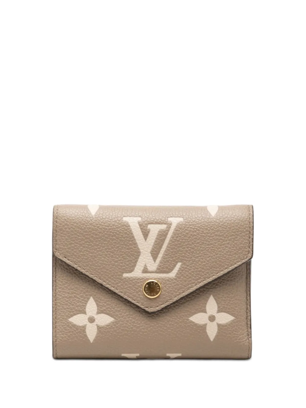 Louis Vuitton Pre-Owned 2021-2026 kleines Monogram Empreinte Giant Victorine Portemonnaie - Nude