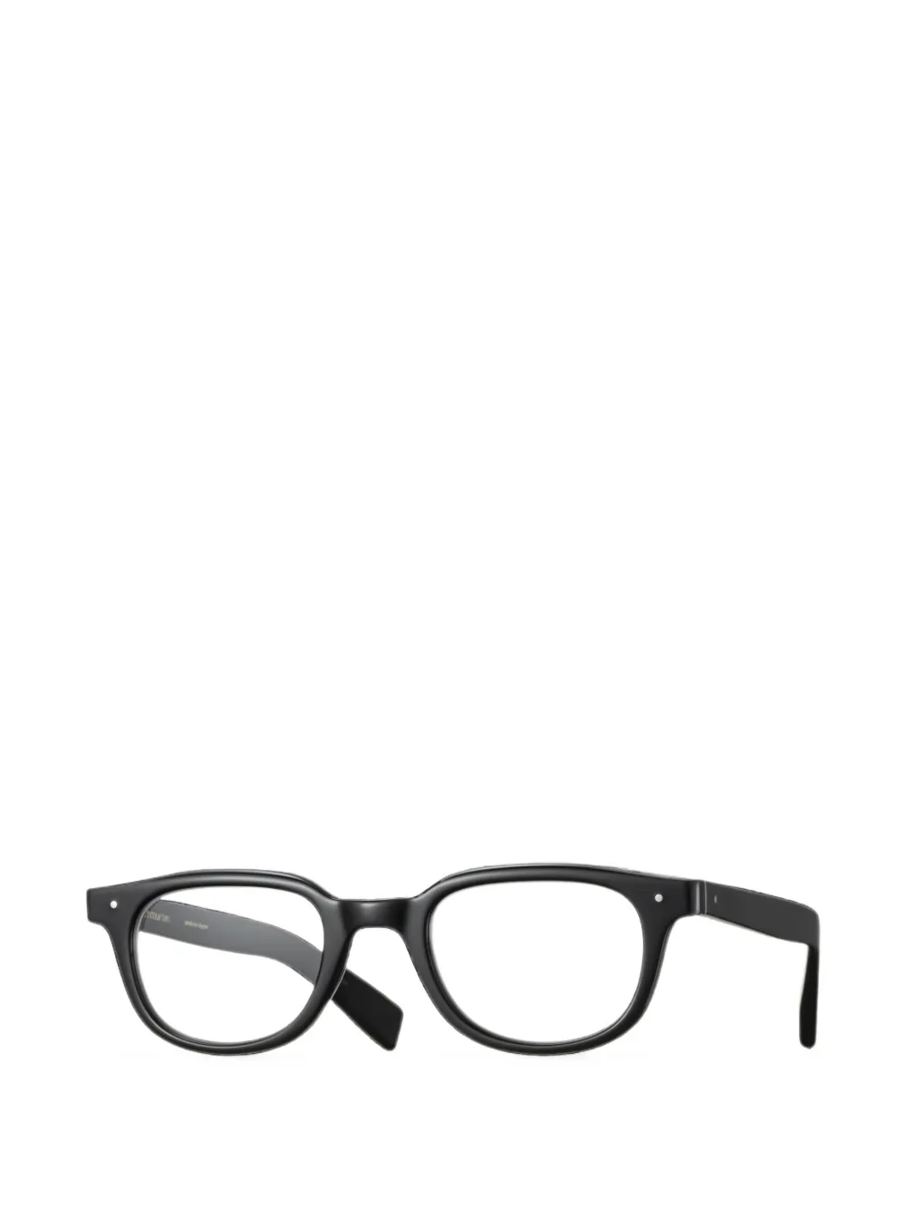 Eyevan7285 361E bril met geometrisch montuur Zwart
