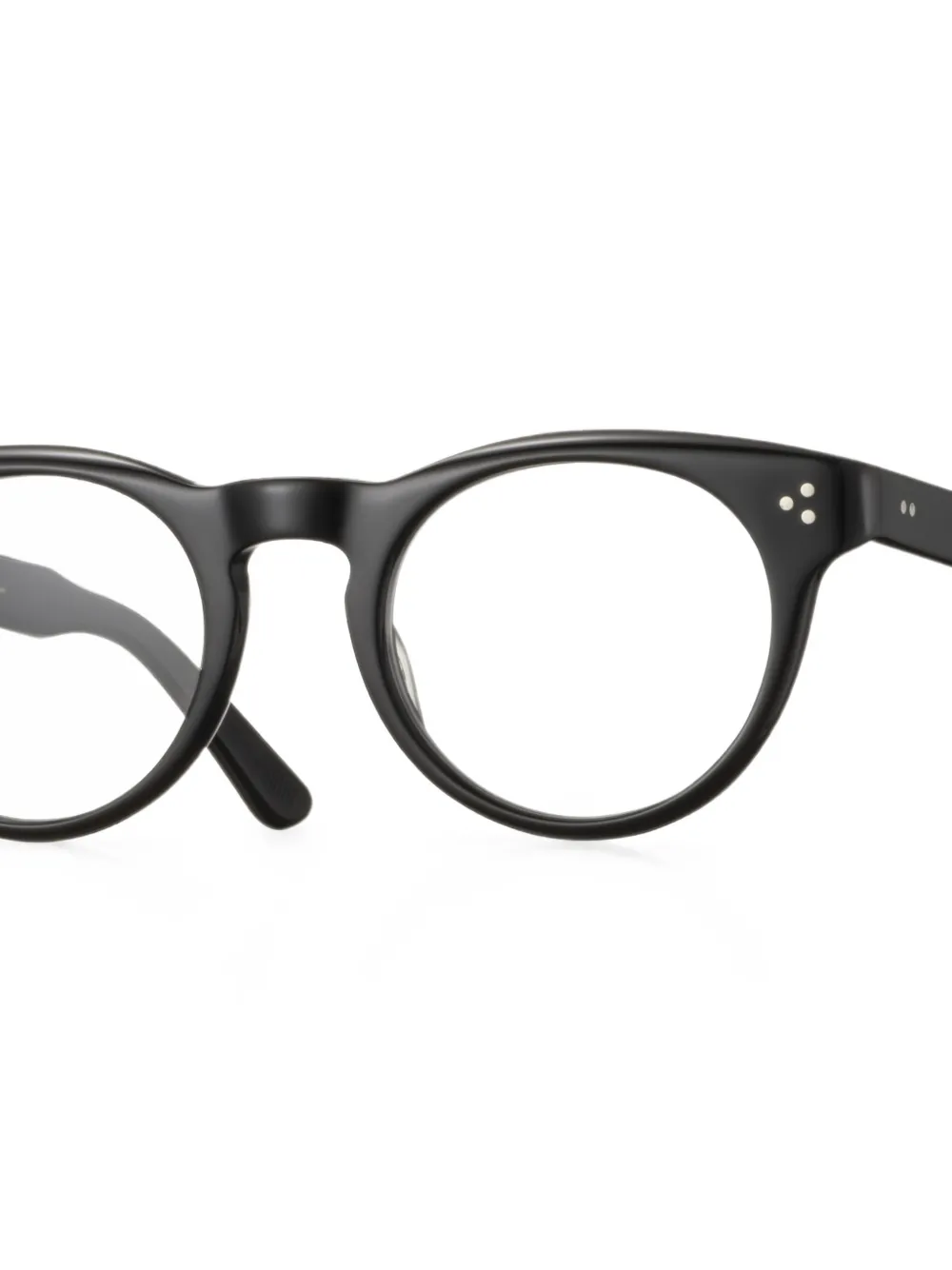 Eyevan7285 Luminous-E bril met rond montuur Zwart