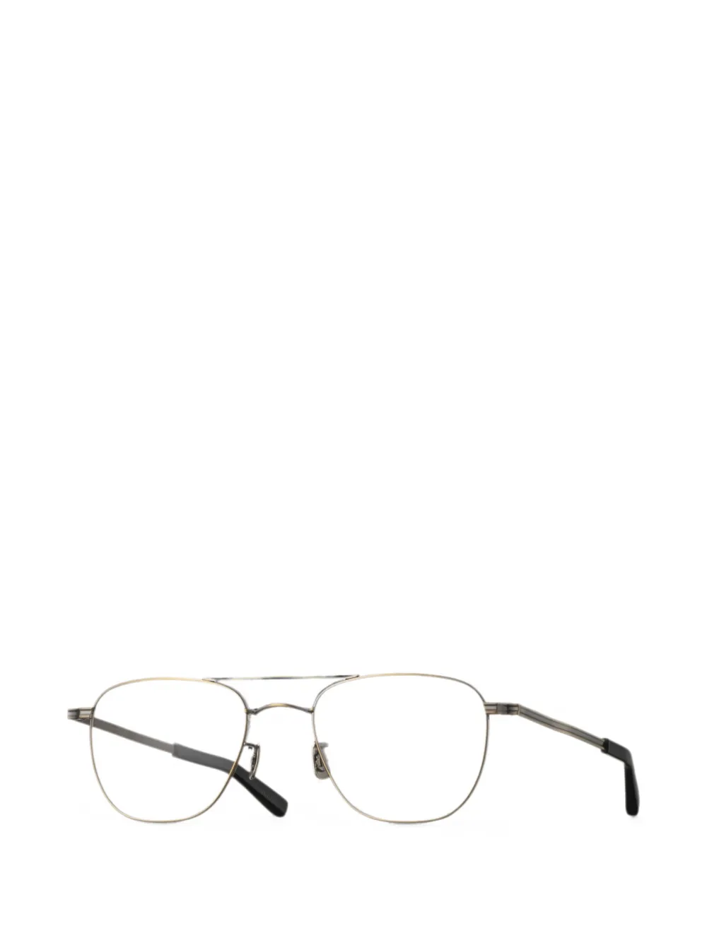 Eyevan7285 196 bril met dubbele neusbrug Zilver