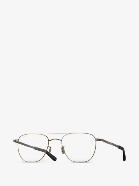 Eyevan7285 196 double-bridge glasses