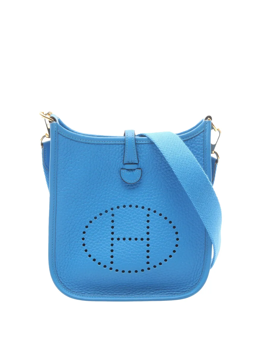 Hermès Pre-Owned 2024 Clemence Evelyne Amazone TPM crossbody bag - Blue