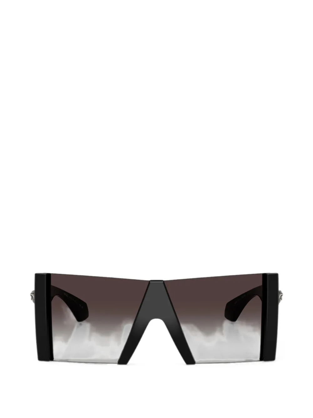 Versace Eyewear Medusa geometric-frame sunglasses - Schwarz