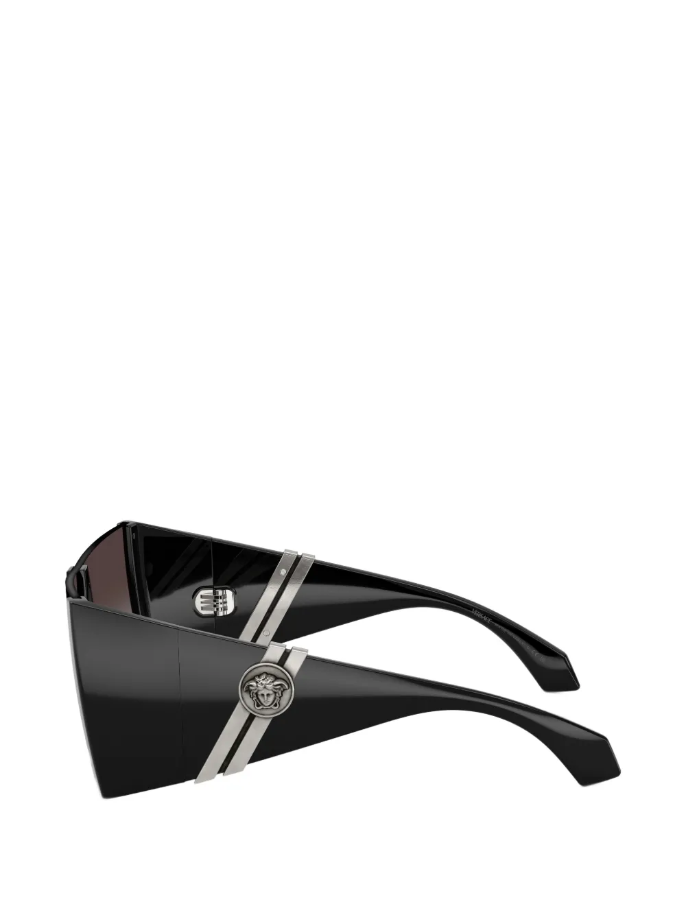 Versace Eyewear Medusa geometric-frame sunglasses Zwart