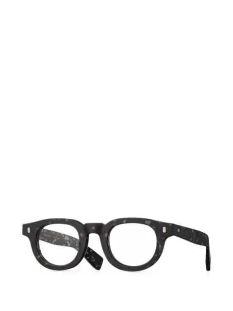 Eyevan7285 tortoiseshell-effect round-frame glasses