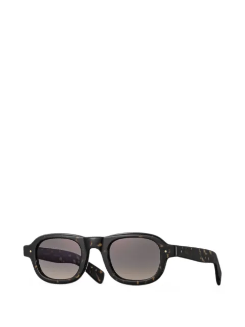 Eyevan7285 370E tortoiseshell-effect rectangle-frame sunglasses