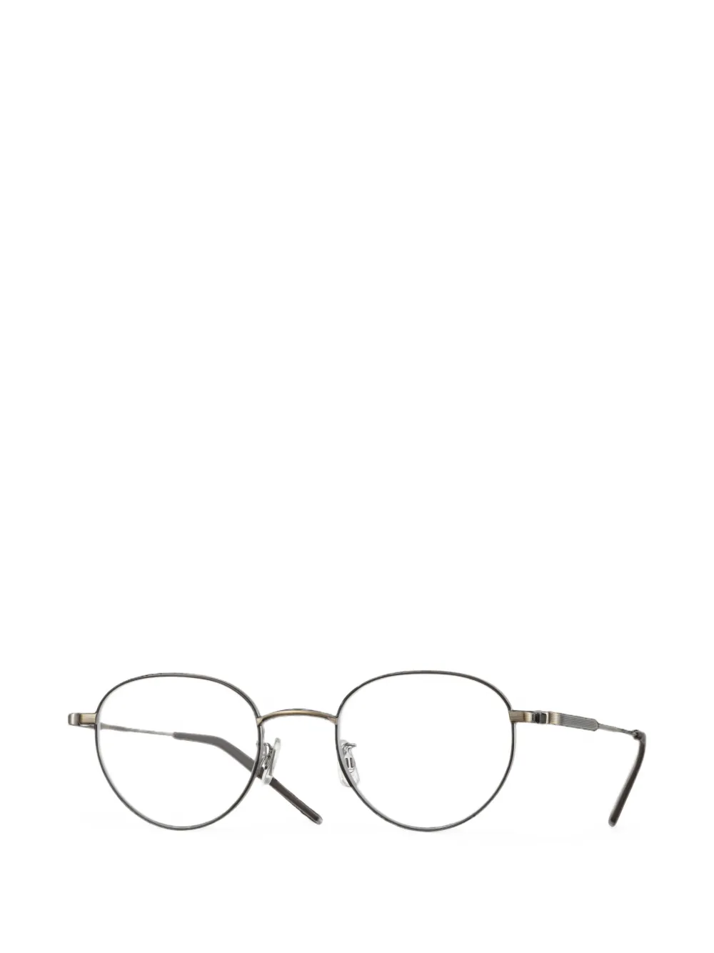 Eyevan7285 M15 bril met rond montuur Zilver