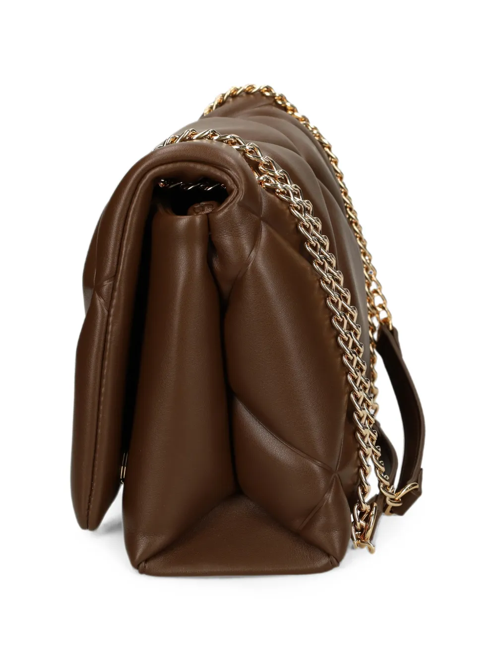Love Moschino Schoudertas met logoplakkaat Bruin