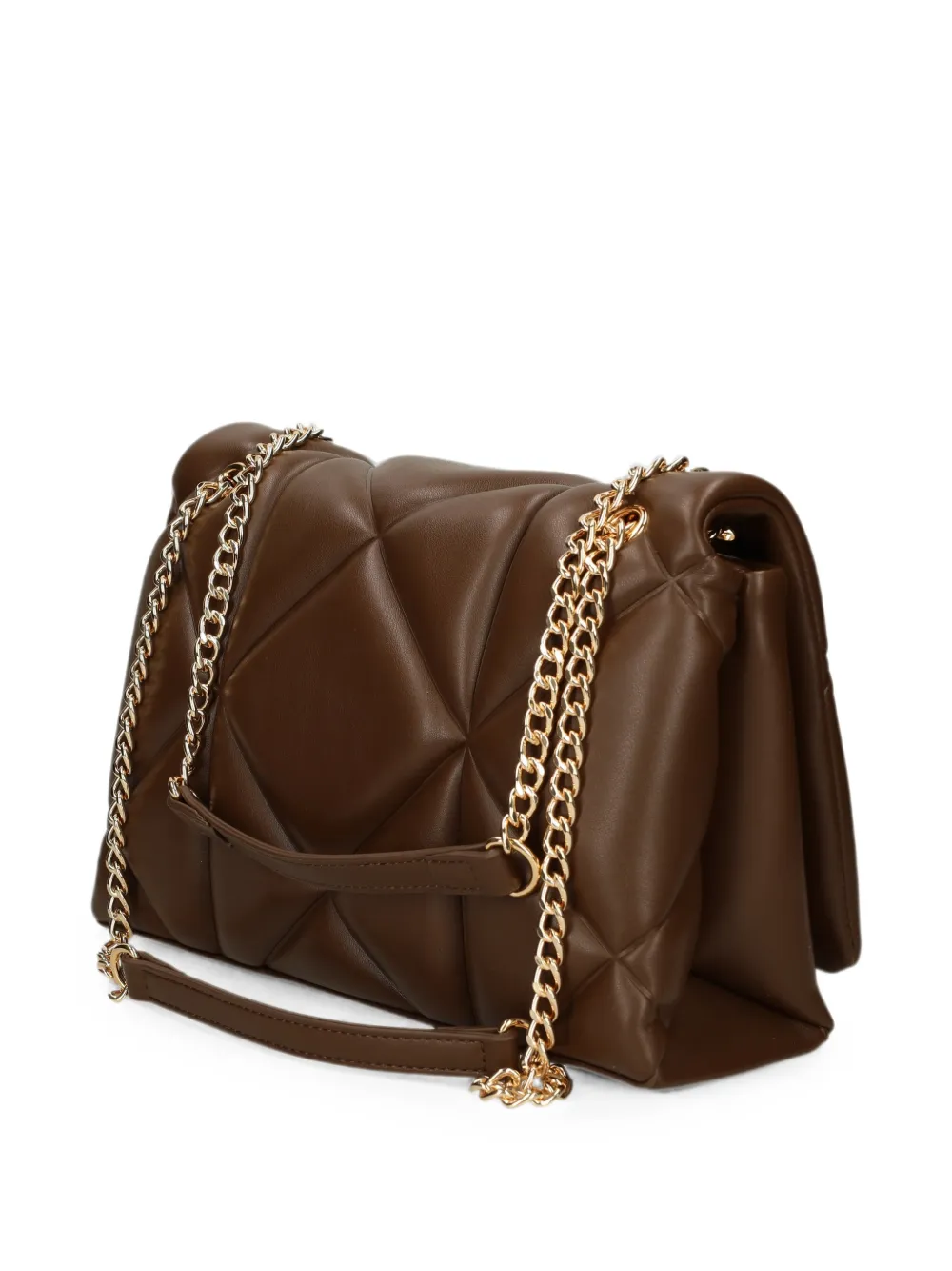 Love Moschino Schoudertas met logoplakkaat Bruin