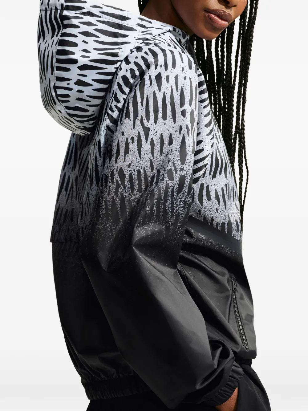 Nike x Nigeria x Slawn Football Anthem jack met capuchon Wit