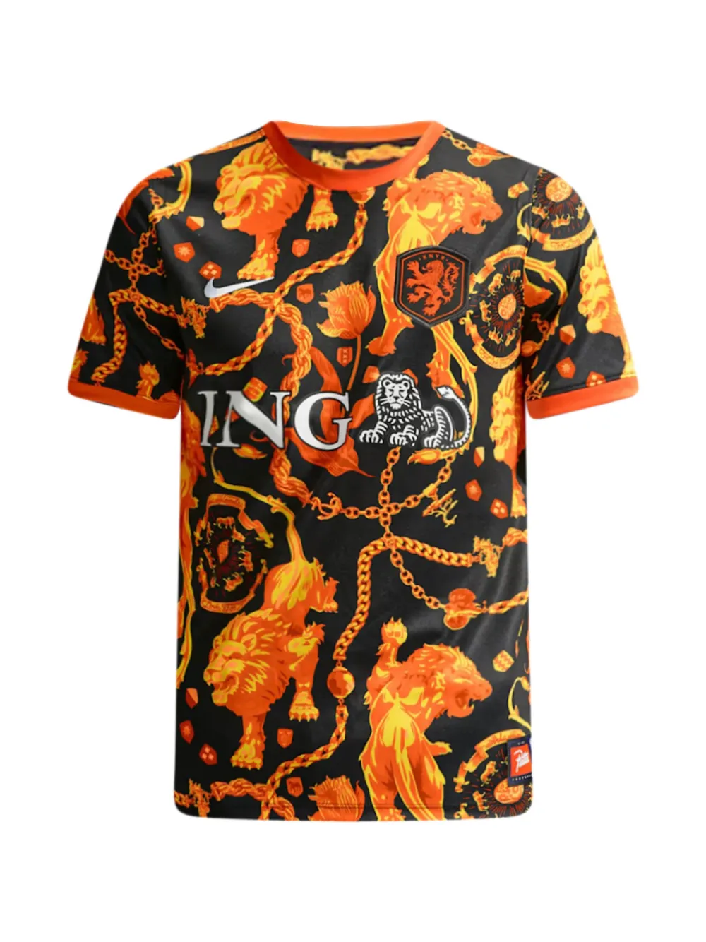 Nike x Netherlands x Patta Academy Pro voetbaltop met korte mouwen Zwart