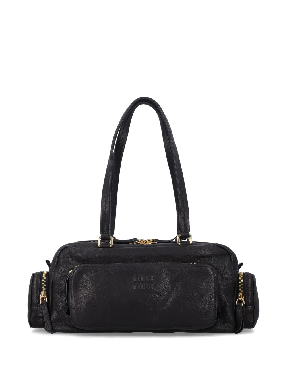 Miu Miu multi-pocket leather tote bag - Nero