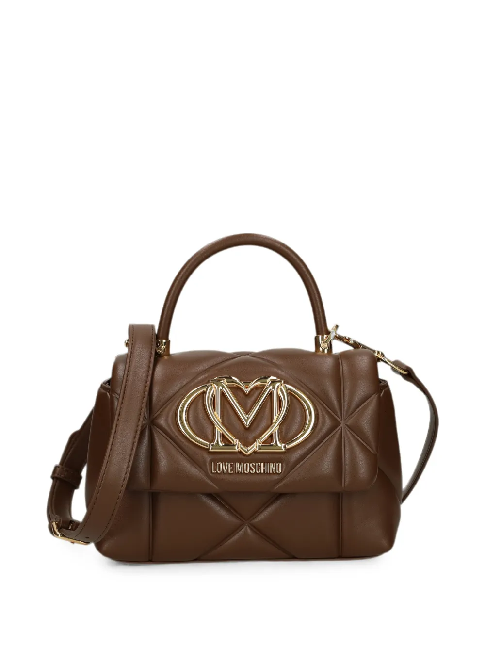 Love Moschino Heuptas met logoplakkaat Bruin
