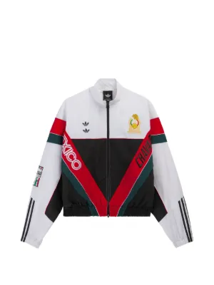 Adidas x Willy Chavarria CDM colour-block logo-patch Jacket