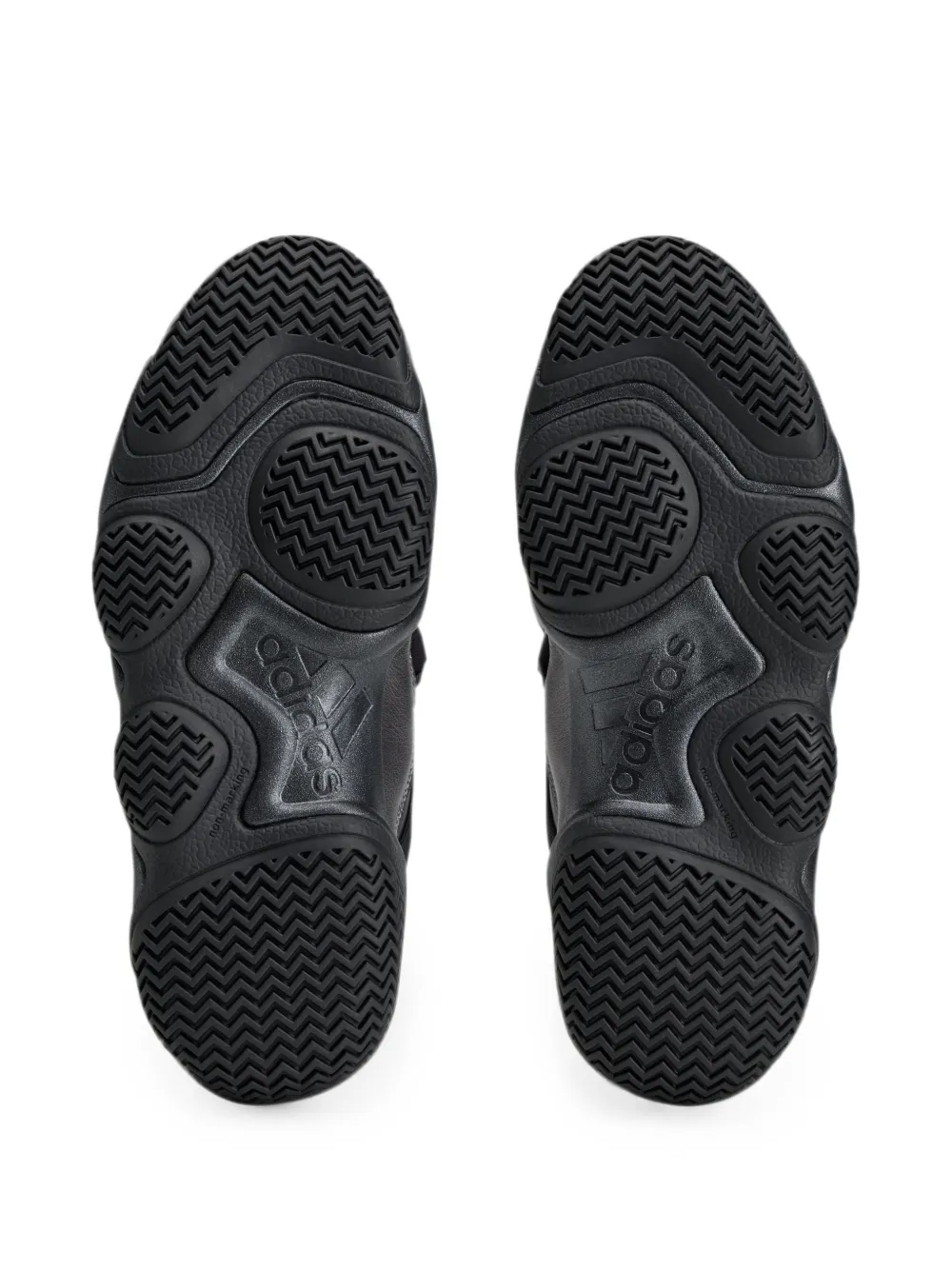 Y-3 Megaball sculptural leather sneakers Zilver