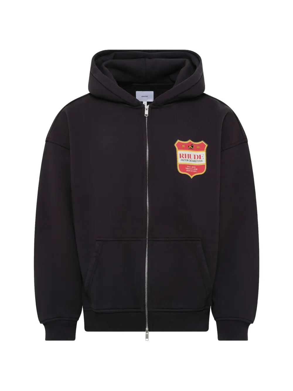 RHUDE Filtaro Crest zip-up hoodie - Nero