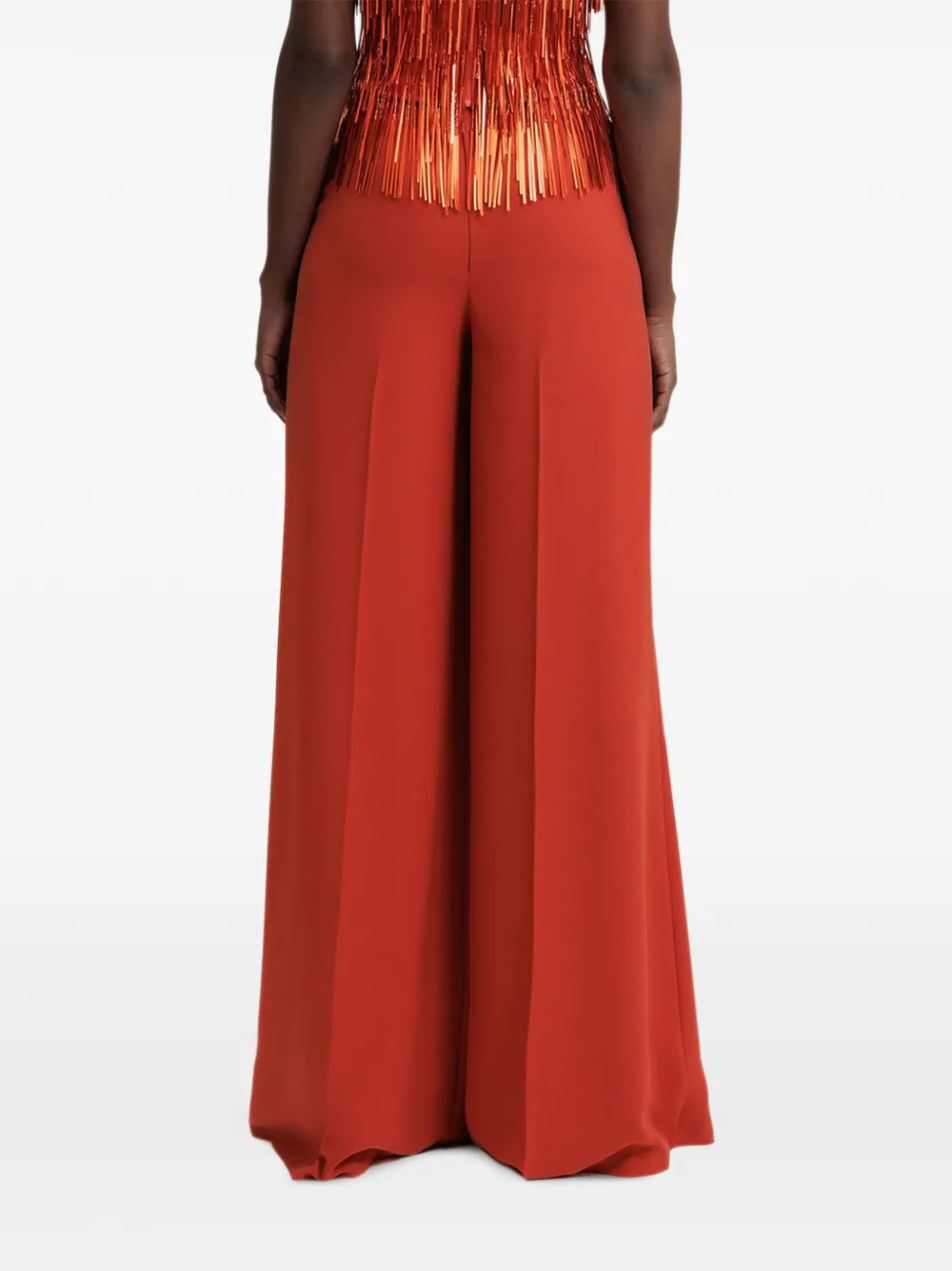 Gemy Maalouf Flared pantalon Rood