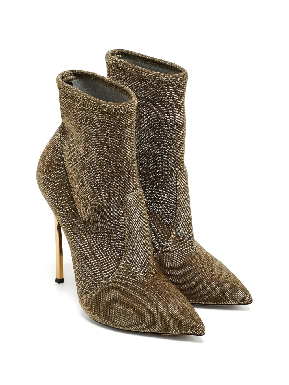 Casadei Vintage Stiefeletten aus Stretch - Gold