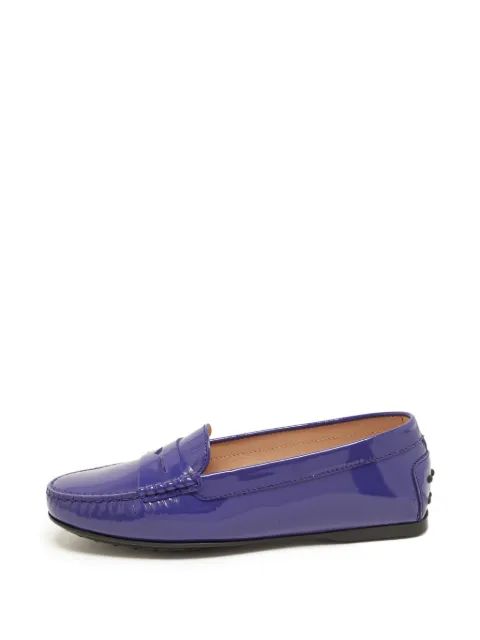 Tod's Vintage Gomma patent loafers
