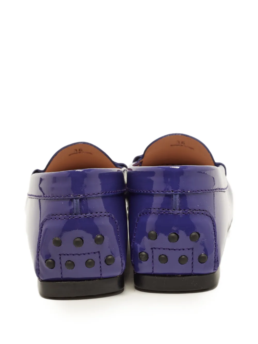 Tod's Vintage Gomma エナメル ローファー | パープル | FARFETCH JP