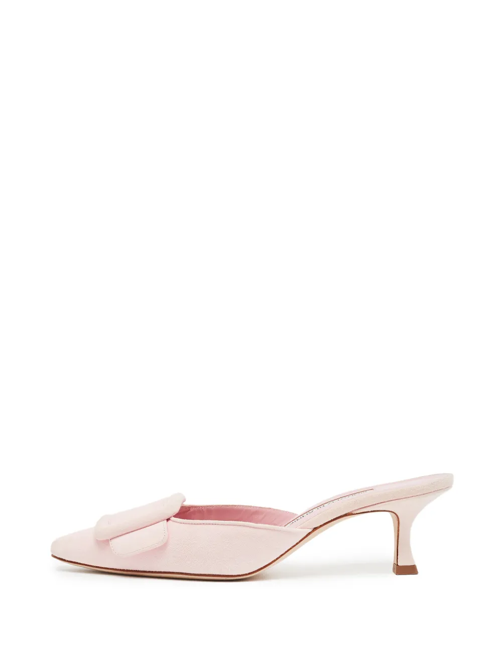 Manolo Blahnik Maysale Wildleder-Mules - Rosa