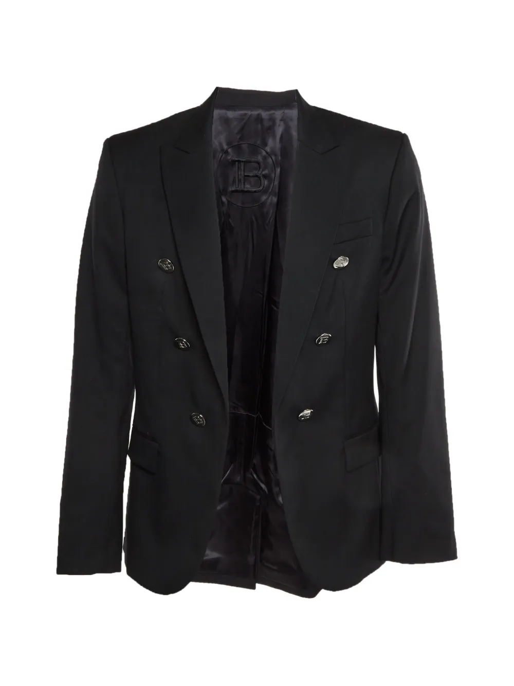 Pierre Balmain Offenes Sakko - Schwarz