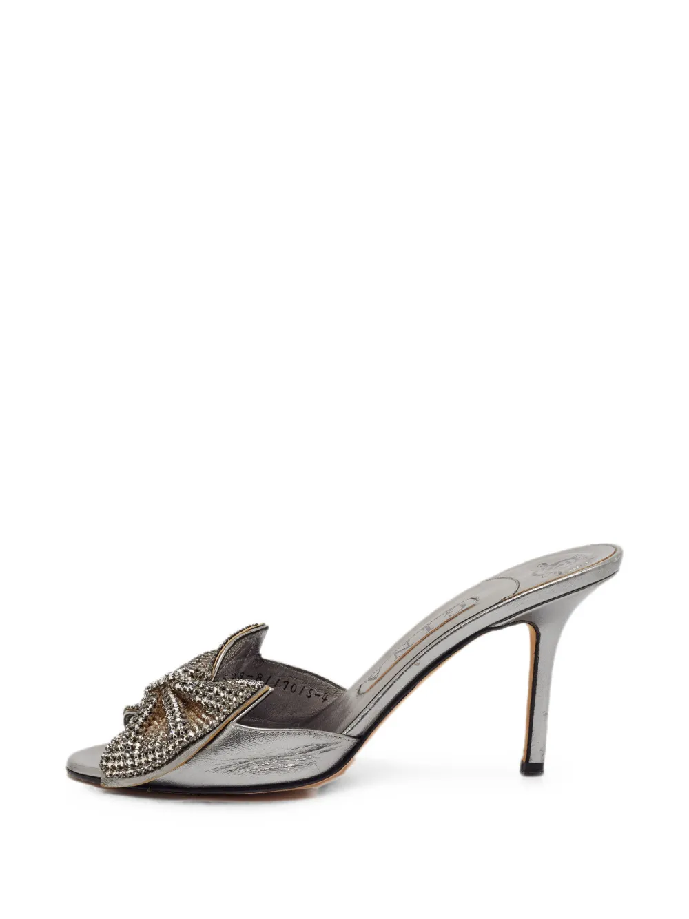 Gina Sandalen mit Kristallen - Silber