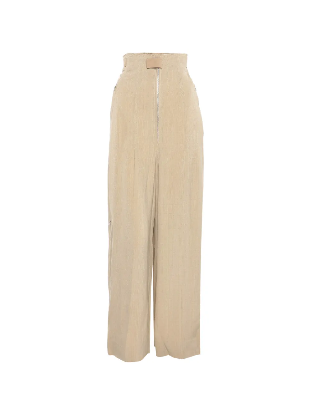 Jacquemus Pre-Owned Pantaloni a vita alta Le Papier - Toni neutri