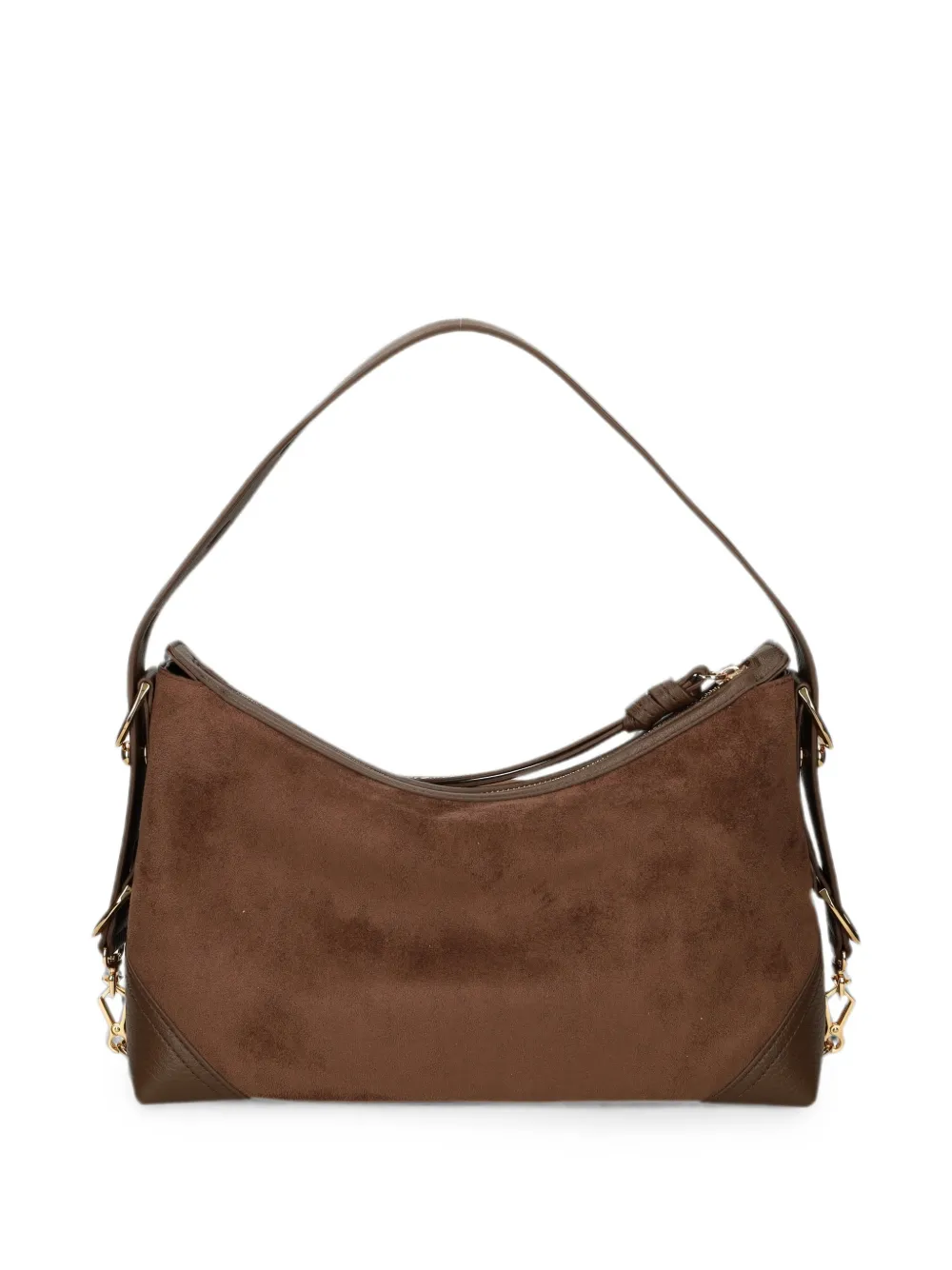 Love Moschino Schoudertas met logoplakkaat Bruin