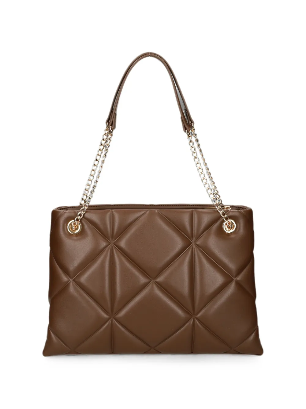 Love Moschino Schoudertas met logoplakkaat Bruin