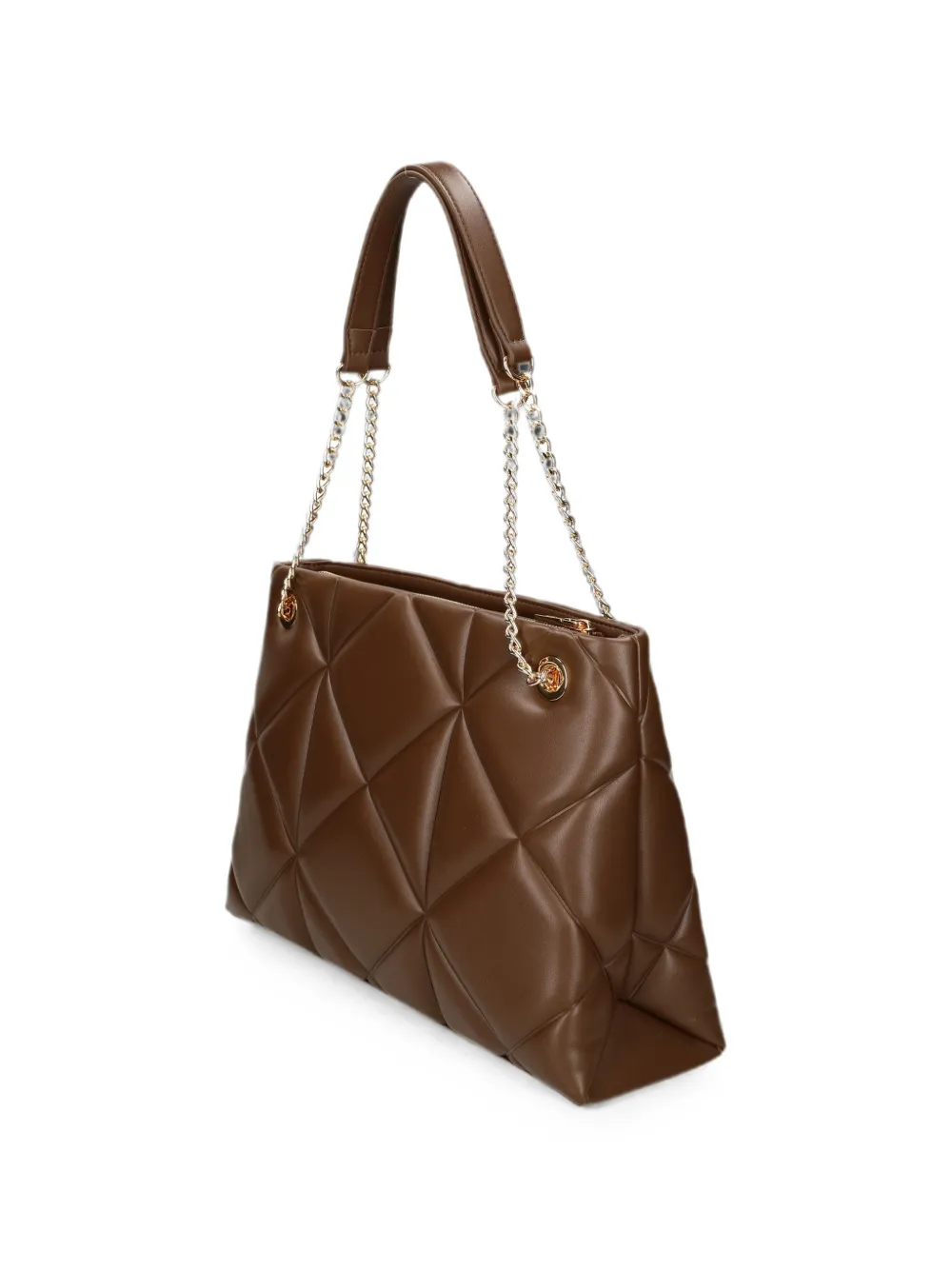 Love Moschino Schoudertas met logoplakkaat Bruin