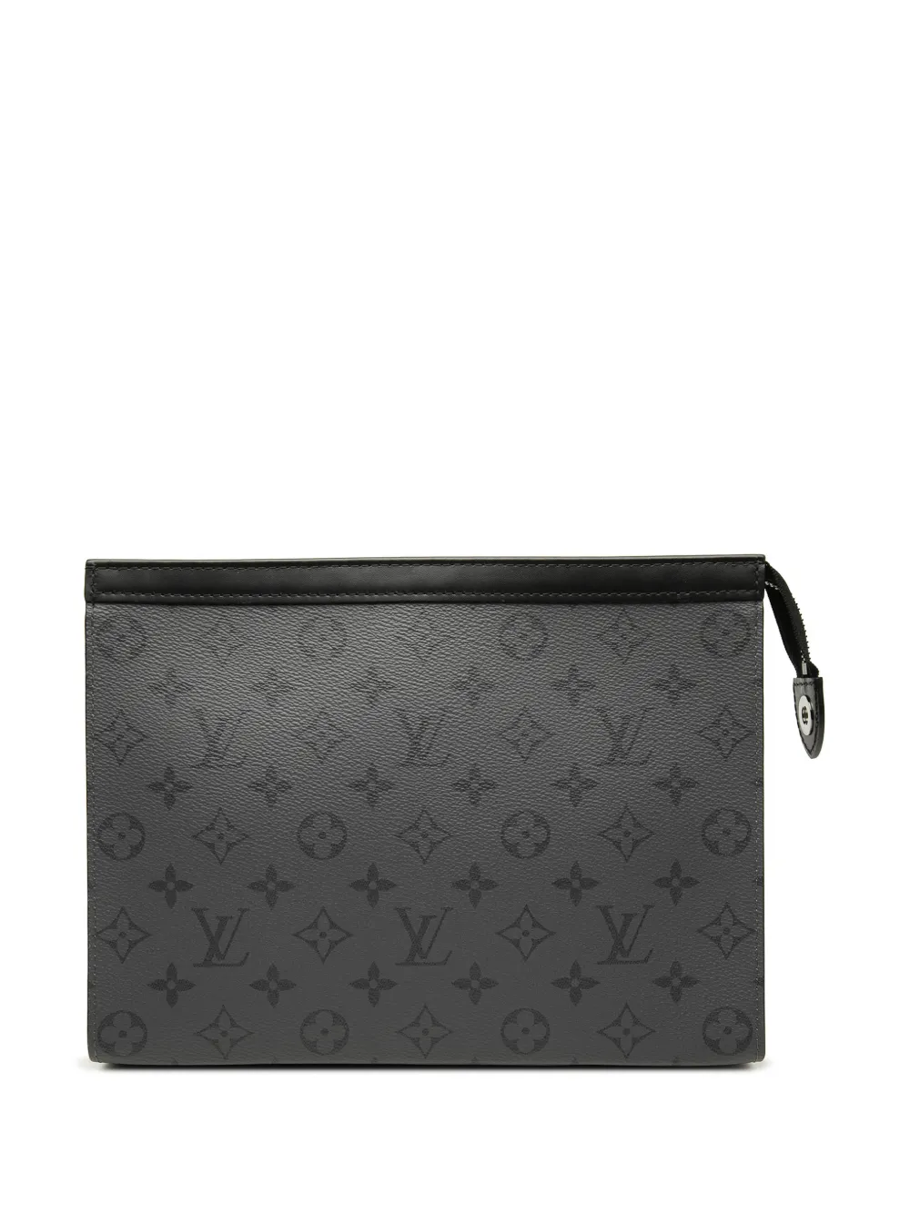 Louis Vuitton Pre-Owned 2021-2026 Monogram Eclipse Reverse Pochette Voyage MM clutch bag - Grey