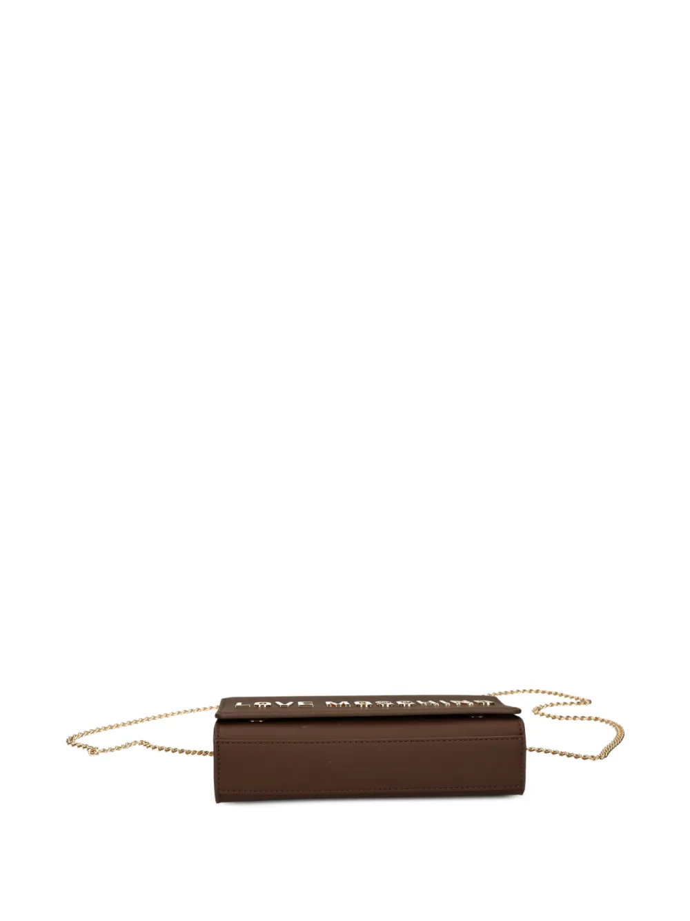 Love Moschino logo-embellishment crossbody bag Bruin