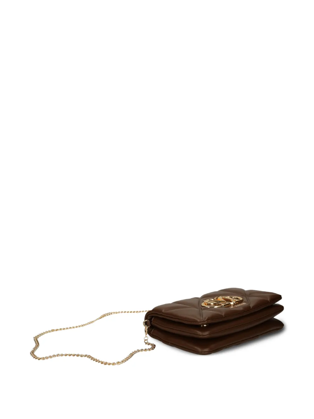 Love Moschino Crossbodytas met logopatch Bruin