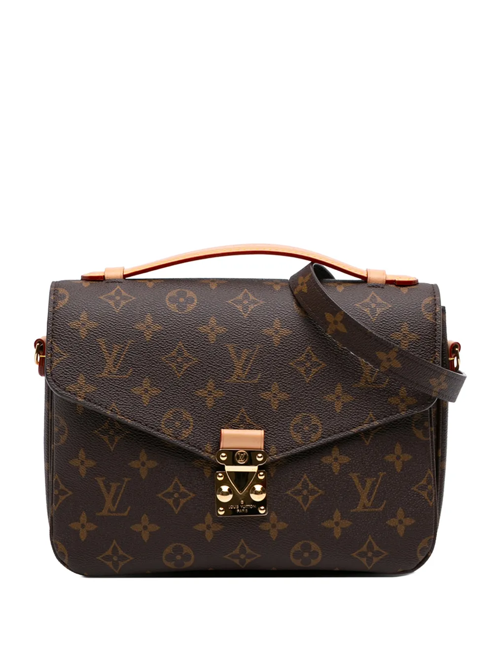 Louis Vuitton Pre-Owned 2010-2026 Monogram Pochette Metis satchel - Marrone