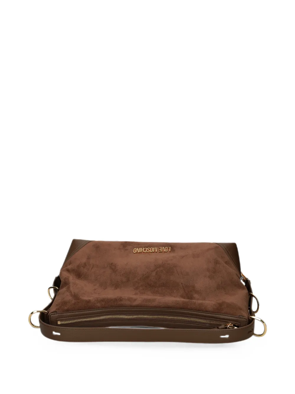 Love Moschino Shopper met logo Bruin