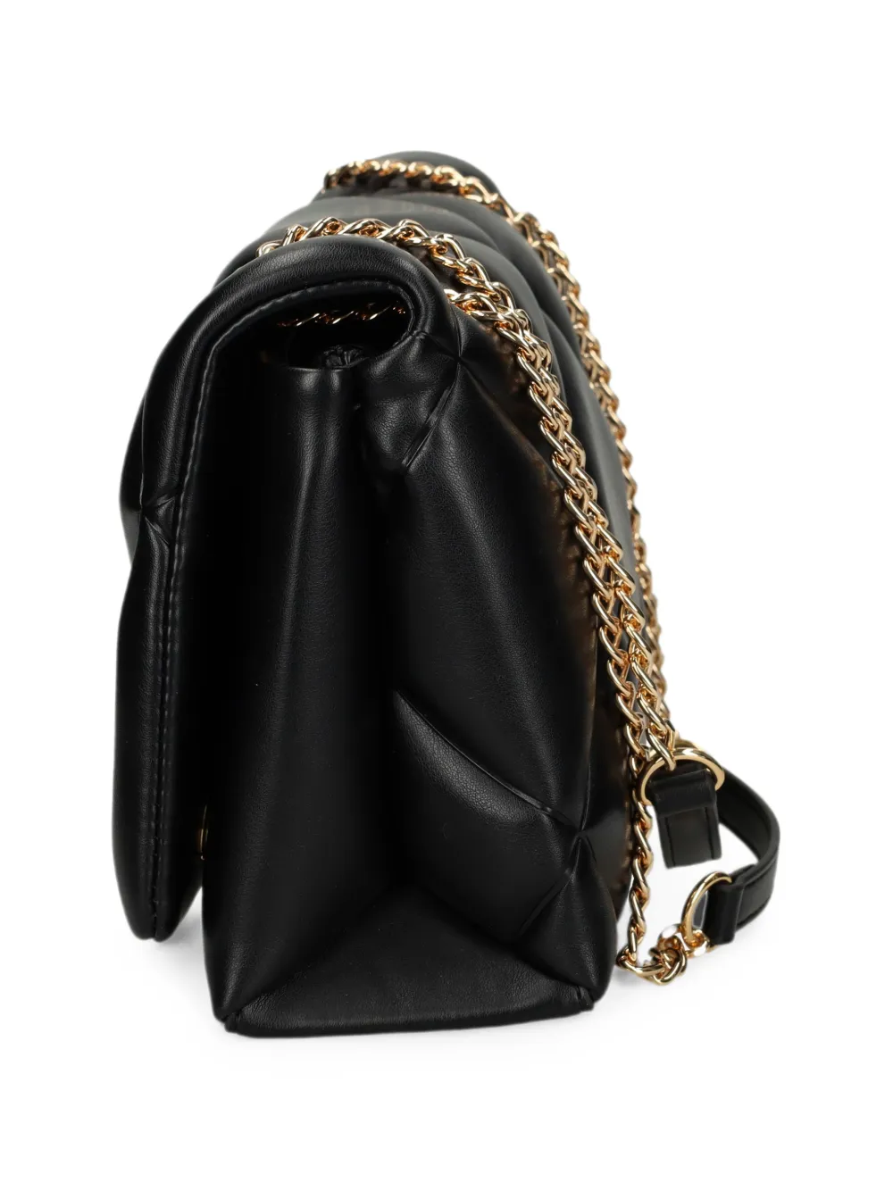 Love Moschino Schoudertas met logo-applicatie Zwart