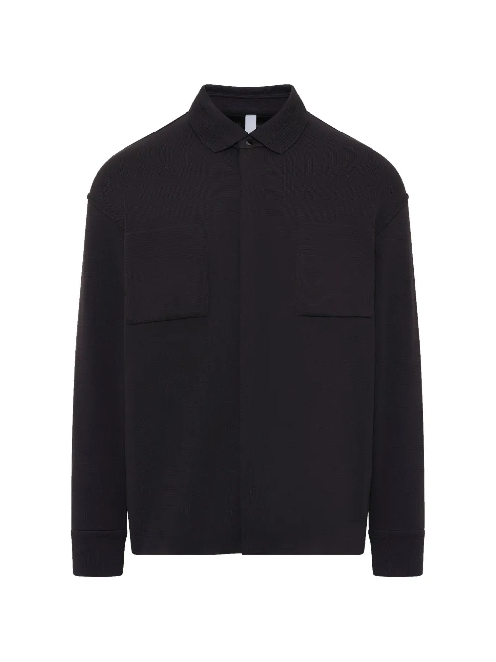 Cfcl Concealed-placket Long-sleeve Shirt In 黑色