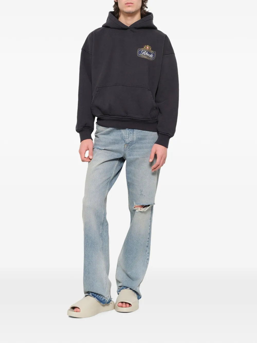 RHUDE Safari Crest hoodie Zwart